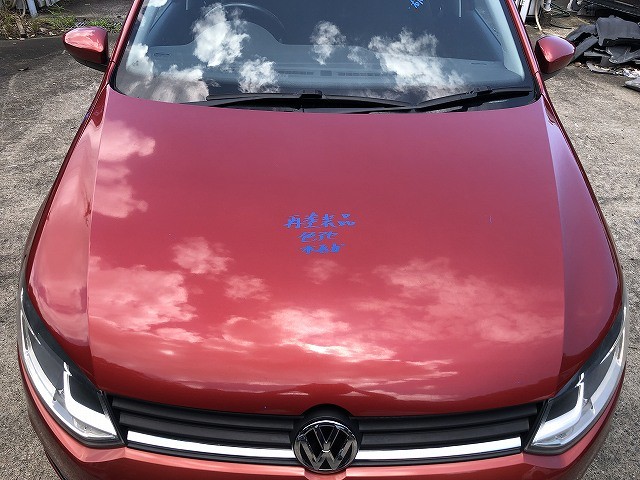 【中古】中古部品 VW ポロ 6RCJZ ボンネットフード 【3310070100-0000Y0771510500】|e-cleマート