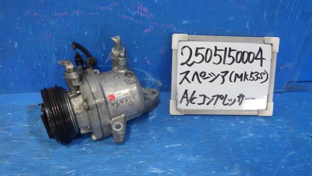 【中古】中古部品 スペーシア MK53S A/Cｺﾝﾌﾟﾚｯｻｰ 【3330340100-250515000460700】