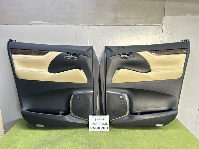 【中古】中古部品 アルファード GGH30W 左ﾌﾛﾝﾄﾄﾞｱﾄﾘﾑ 【3330991100-000253026013250】
