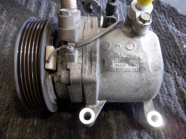 【中古】中古部品 ワゴンＲ MH34S A/Cｺﾝﾌﾟﾚｯｻｰ 【3340140100-000025267960700】