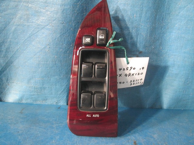 【中古】中古部品 マークＸ GRX120 ﾊﾟﾜｰｳｲﾝﾄﾞｳｽｲｯﾁ 【3310160100-000004259061901】