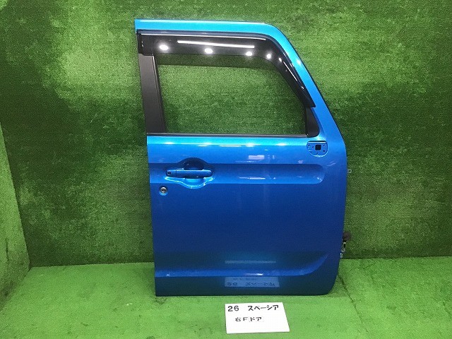 【中古】中古部品 スペーシア MK53S 右フロントドア 【3330160100-000026002613100】