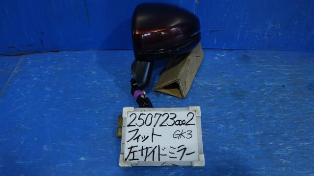 【中古】中古部品 フィット GK3 左ｻｲﾄﾞﾐﾗｰ 【3330340100-250723000213600】