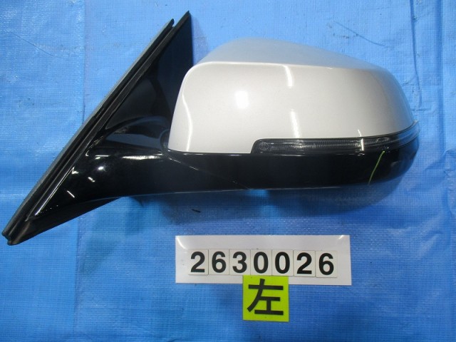 【中古】中古部品 BMW 5シリーズ MX20 左ｻｲﾄﾞﾐﾗｰ 【3310040100-000263002613600】