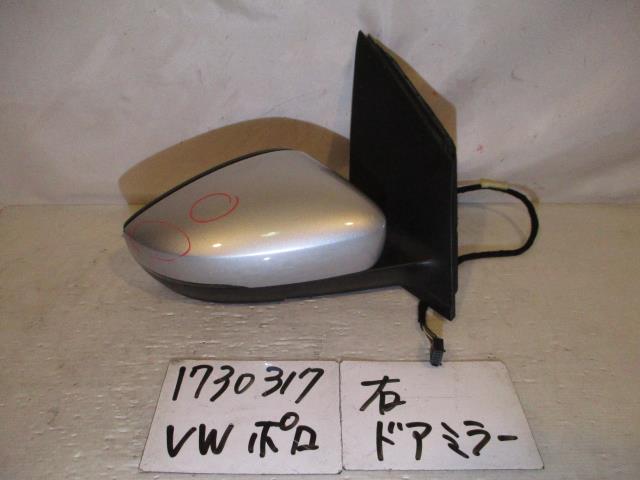 【中古】中古部品 VW ポロ 6RCBZ 右ｻｲﾄﾞﾐﾗｰ 【3310220100-001365037613500】 16,709円