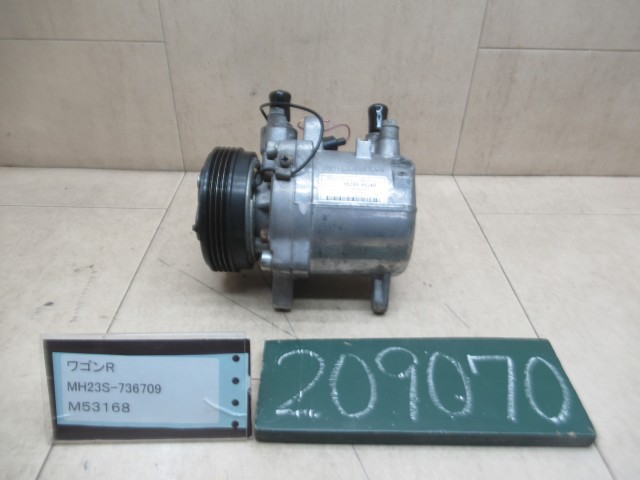 【中古】中古部品 ワゴンＲ MH23S A/Cｺﾝﾌﾟﾚｯｻｰ 【3310120100-251104000360700】
