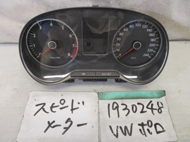 【中古】中古部品 VW ポロ 6RCGG ｽﾋﾟｰﾄﾞﾒｰﾀｰ 【3310220100-001524657561400】