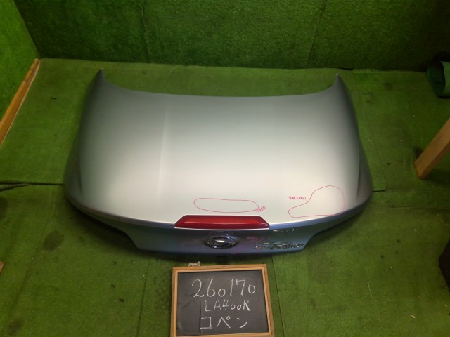 【中古】中古部品 コペン LA400K トランクリッド 【3330990200-000026017015300】