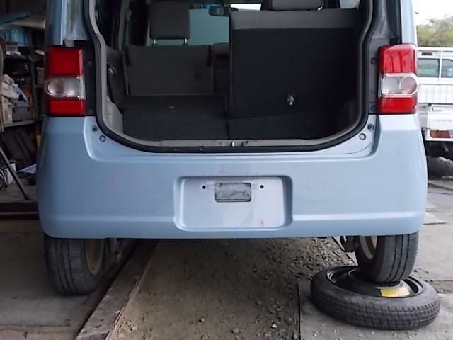 【中古】中古部品 ムーヴコンテ L575S ﾘｱﾊﾞﾝﾊﾟｰ 【3310210100-260128000515100】