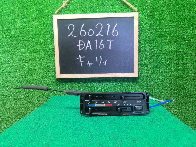 【中古】中古部品 キャリィ DA16T A/Cスイッチパネル 【3330990200-000026021660900】|e-cleマート