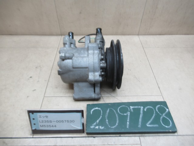 【中古】中古部品 エッセ L235S A/Cコンプレッサー 【3310120100-260311000160700】|e-cleマート