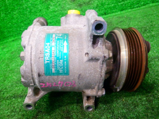 【中古】中古部品 ライフ JC1 A/Cコンプレッサー 【3340140100-000025270360700】|e-cleマート