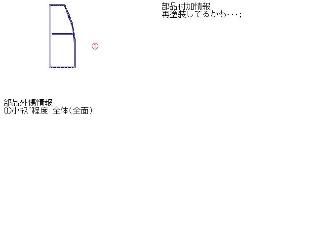 【中古】中古部品 デリカ P35W 右ﾌﾛﾝﾄｺｰﾅｰﾊﾟﾈﾙ 【3340240100-000334115611300】