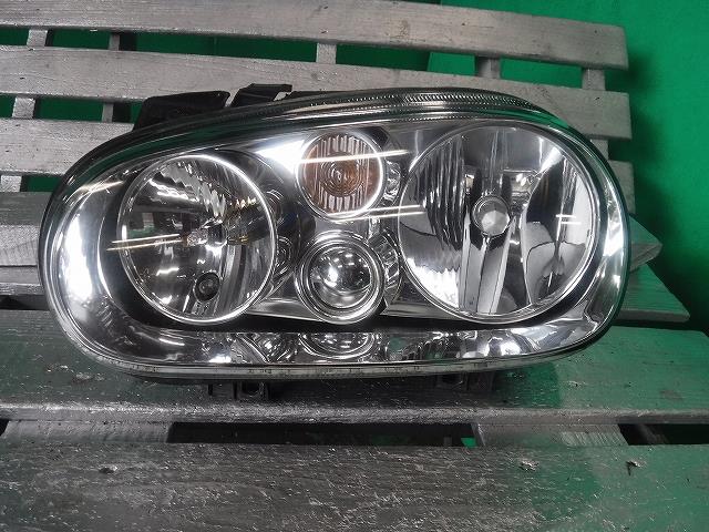 【中古】中古部品 VW ゴルフ 1JAPK 左ﾍｯﾄﾞﾗﾝﾌﾟ 【3340140100-001626963110900】