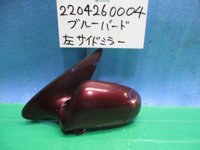 【中古】中古部品 ブルーバードシルフィ FG10 左ｻｲﾄﾞﾐﾗｰ 【3310220100-220426000413600】