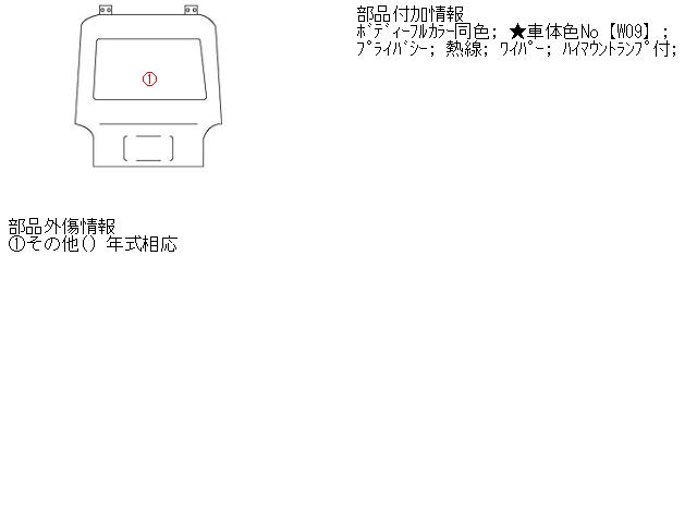 【中古】中古部品 ムーヴ L175S ﾊﾞｯｸﾄﾞｱ 【3310160100-001413953615800】｜e-cleマート