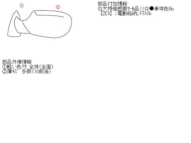 見事な創造力 中古部品 ワゴンＲ MC22S 左ｻｲﾄﾞﾐﾗｰ www.agroservet.com