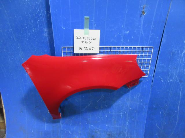 【中古】中古部品 VW ゴルフ 1KBMY 右ﾌﾛﾝﾄﾌｪﾝﾀﾞｰ 【3310220100-221019000210600】