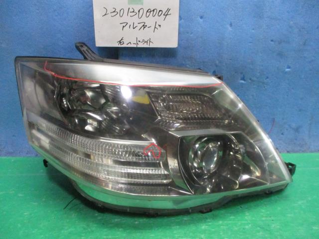 【中古】中古部品 アルファード ANH10W 右ﾍｯﾄﾞﾗﾝﾌﾟ 【3310220100-230130000410800】