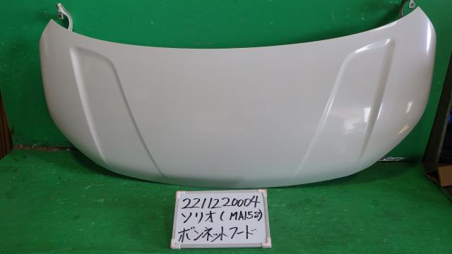 【中古】中古部品 ソリオ MA15S ボンネットフード 【3330340100-221122000410500】