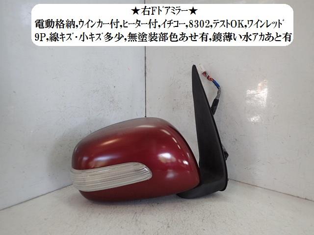 【中古】中古部品 ミラジーノ L660S 右ｻｲﾄﾞﾐﾗｰ 【3330470100-001628631413500】