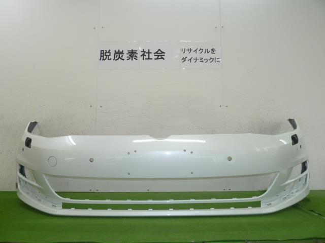 【中古】中古部品 VW ゴルフ AUCJZ ﾌﾛﾝﾄﾊﾞﾝﾊﾟｰ 【3380050000-000034532110100】