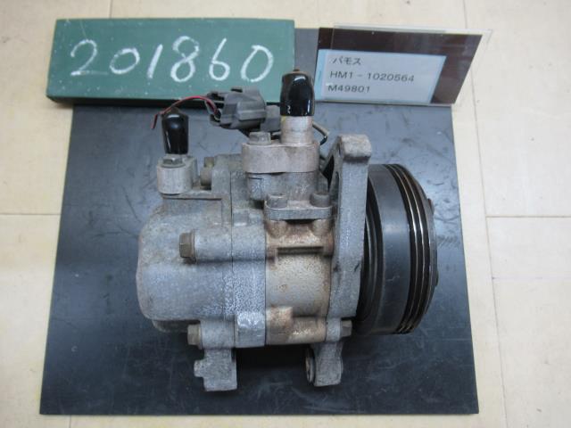 【中古】中古部品 バモス HM1 A/Cコンプレッサー 【3310120100-230807000360700】|e-cleマート