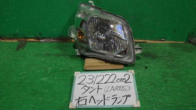 【中古】中古部品 タント LA600S 右ﾍｯﾄﾞﾗﾝﾌﾟ 【3330340100-231222000210800】