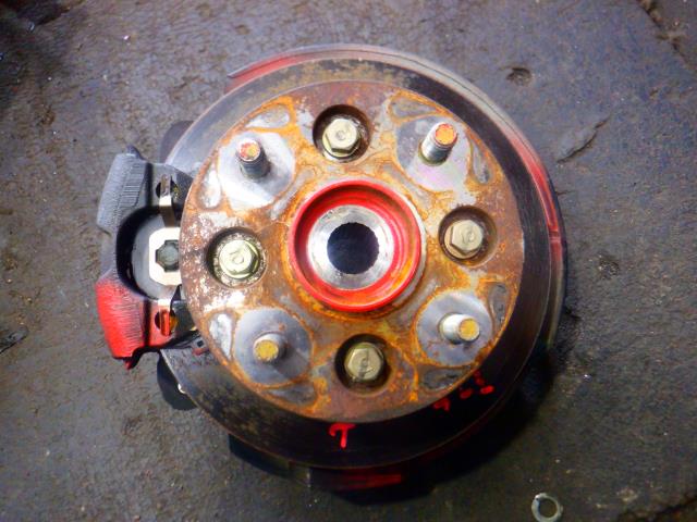 【中古】中古部品 ミニキャブ U42T 右ﾌﾛﾝﾄﾅｯｸﾙﾊﾌﾞ 【3340140100-000024062444310】