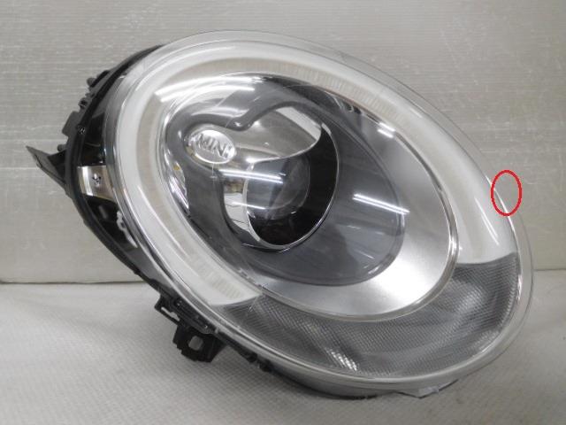 【中古】中古部品 BMW ミニ XM20 右ﾍｯﾄﾞﾗﾝﾌﾟ 【3380050000-000035525310800】
