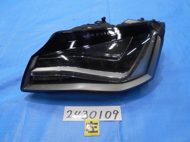 【中古】中古部品 アウディ A8 4HCGWF 左ﾍｯﾄﾞﾗﾝﾌﾟ 【3310040100-000243010910900】
