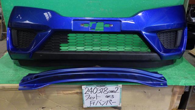 【中古】中古部品 フィット GK3 フロントバンパー 【3330340100-240318000210100】|e-cleマート