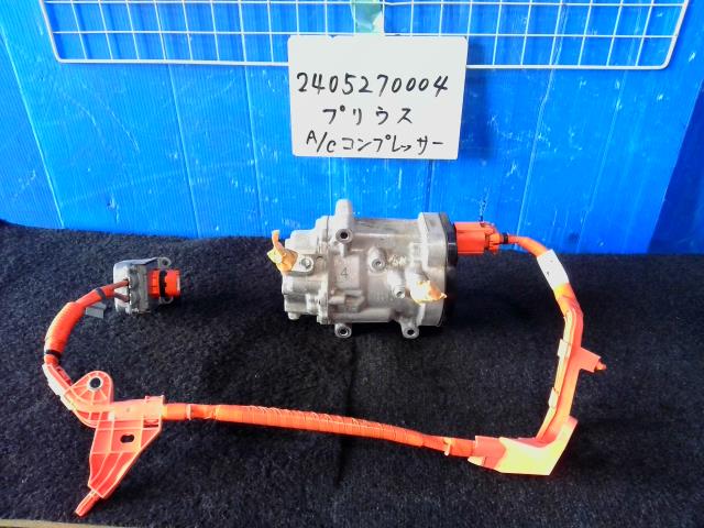 【中古】中古部品 プリウス ZVW51 A/Cｺﾝﾌﾟﾚｯｻｰ 【3310220100-240527000460700】
