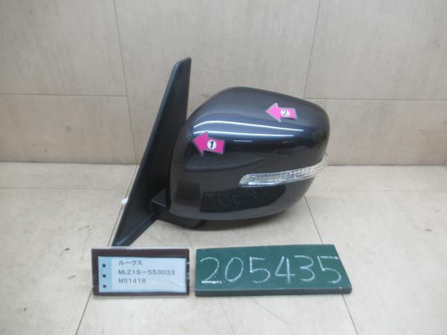 【中古】中古部品 ルークス ML21S 左ｻｲﾄﾞﾐﾗｰ 【3310120100-240909000213600】