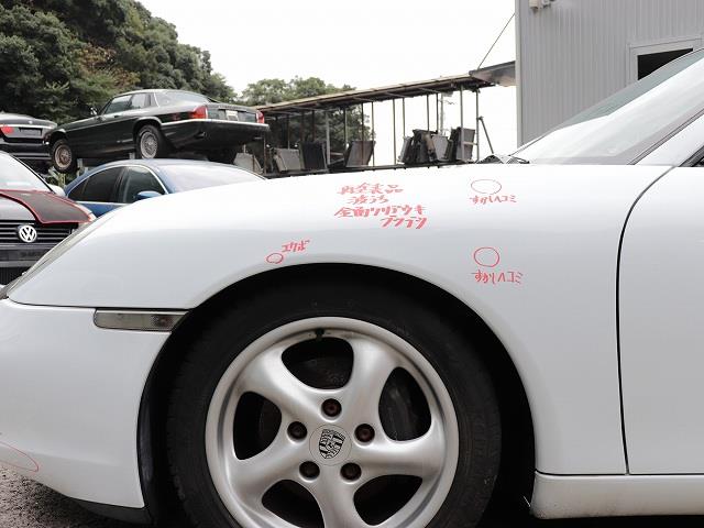 【中古】中古部品 ポルシェ ボクスター 986K 左ﾌﾛﾝﾄﾌｪﾝﾀﾞｰ 【3310070100-0000Y0757610700】