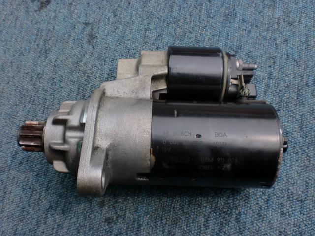 【中古】中古部品 アウディ TT 8NAUQ セルモーター 【3310070100-000998101460100】