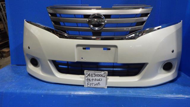 【中古】中古部品 セレナ C26 フロントバンパー 【3330340100-241130000210100】|e-cleマート