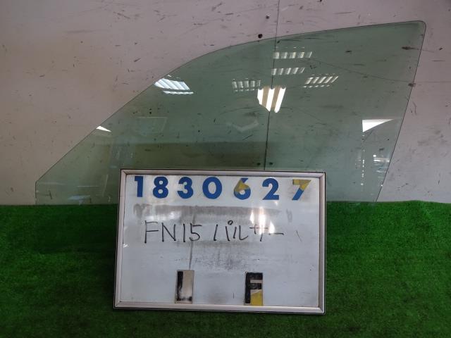 【中古】中古部品 パルサー FN15 左ﾌﾛﾝﾄﾄﾞｱｶﾞﾗｽ 【3330980100-001478014613230】