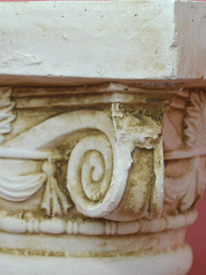 コラムスタンド 花台 屋外 アンティーク 送料無料 ローマ風 フラワースタンド 鉢置き おしゃれ 置物 ゴージャス コーナーテーブル 飾り台 玄関 コーナー 観葉 植物 置き台 ホワイト サイドテーブル 白 クラシック ガーデン オーナメント 薔薇 園芸 ガーデニング 円柱