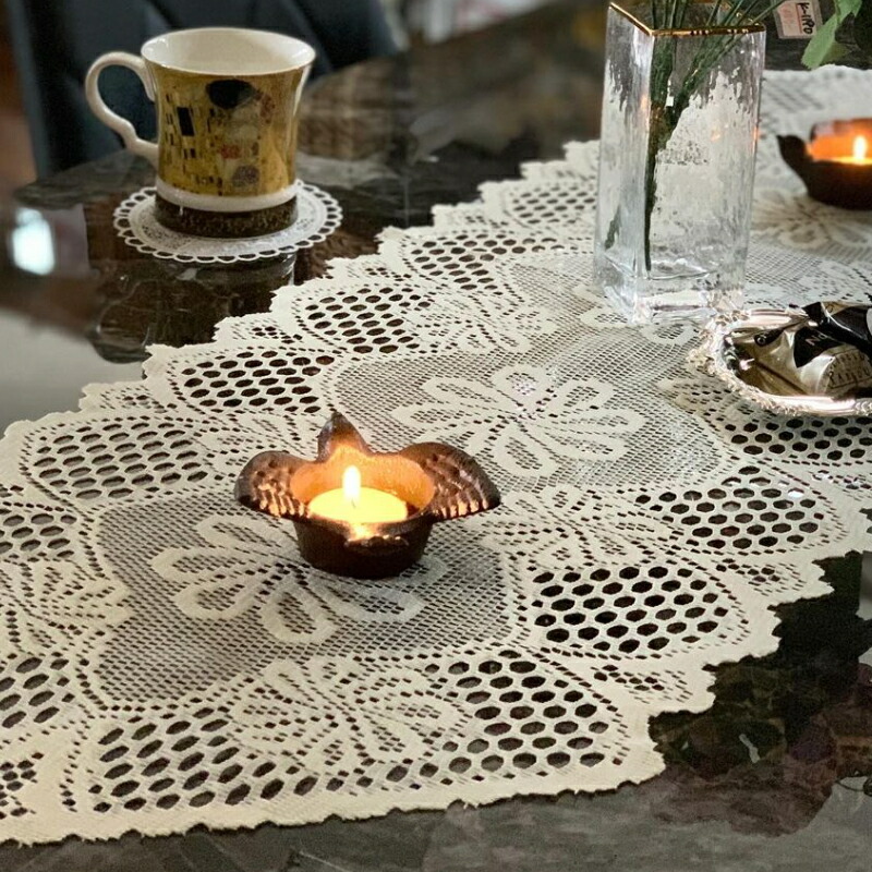 楽天市場】バテンレース テーブルセンター40X130cm 新入荷 ホワイト