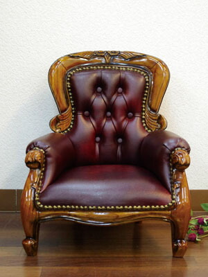 美品　プリンセスチェア　マホガニー　ドール ドールチェア プリンセスチェアマホガニードール ドールチェア