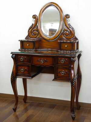 E Collection Asian Oriental 調 Dresser Set Mahogany Dresser Set Mahogany