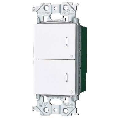 WTY2402W パナソニック リンクプラス 埋込ダブルスイッチ(親器･受信器) ホワイト