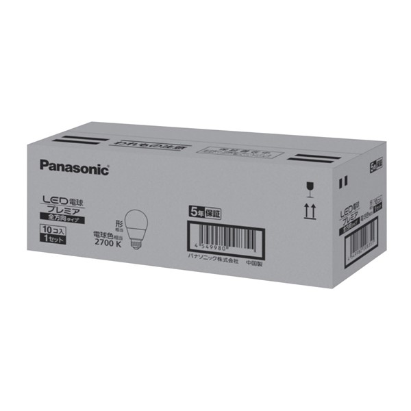 LDA6L-G-E17/D/S/K5A/10K パナソニック パルック LED電球 プレミア 10個入 電球色 調光 広配光 (E17)
