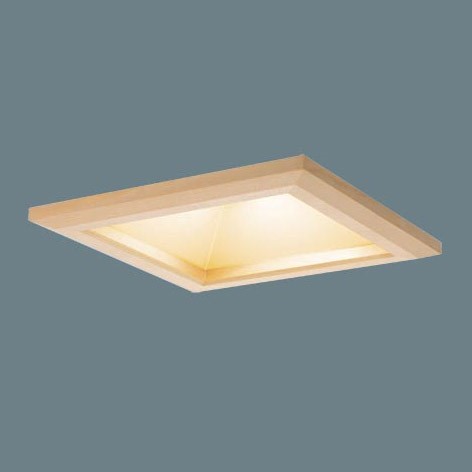 XND1090JLRY9 パナソニック 和風ダウンライト 白木 150角 LED 電球色 WiLIA無線調光 拡散 (XND1065JL 相当品)|コネクト オンライン
