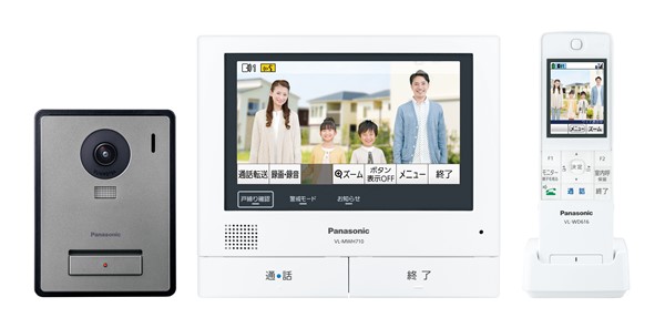 VL-SWE710KF パナソニック テレビドアホン 3-7タイプ グレー ワイヤレスモニター子機付