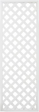 【メーカー直送】 人工木ラティスフェンス 1800×600mm ホワイト 4枚セット 目隠し 柵 仕切り 庭 DIY 4524804121137|コネクト オンライン