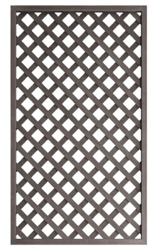 【メーカー直送】 人工木ラティスフェンス 1500×900mm ダークブラウン 4枚セット 目隠し 柵 仕切り 庭 DIY 4524804121250