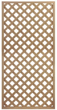 【メーカー直送】 人工木ラティスフェンス 1800×600mm ベージュ 単品 目隠し 柵 仕切り 庭 DIY 4524804065356 [ビス・金具・ポスト別売]
