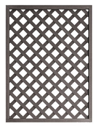 【メーカー直送】 人工木ラティスフェンス1200&times;900mm ダークブラウン 単品 目隠し 柵 仕切り 庭 DIY 4524804120529 [ビス・金具・ポスト別売]｜コネクト オンライン